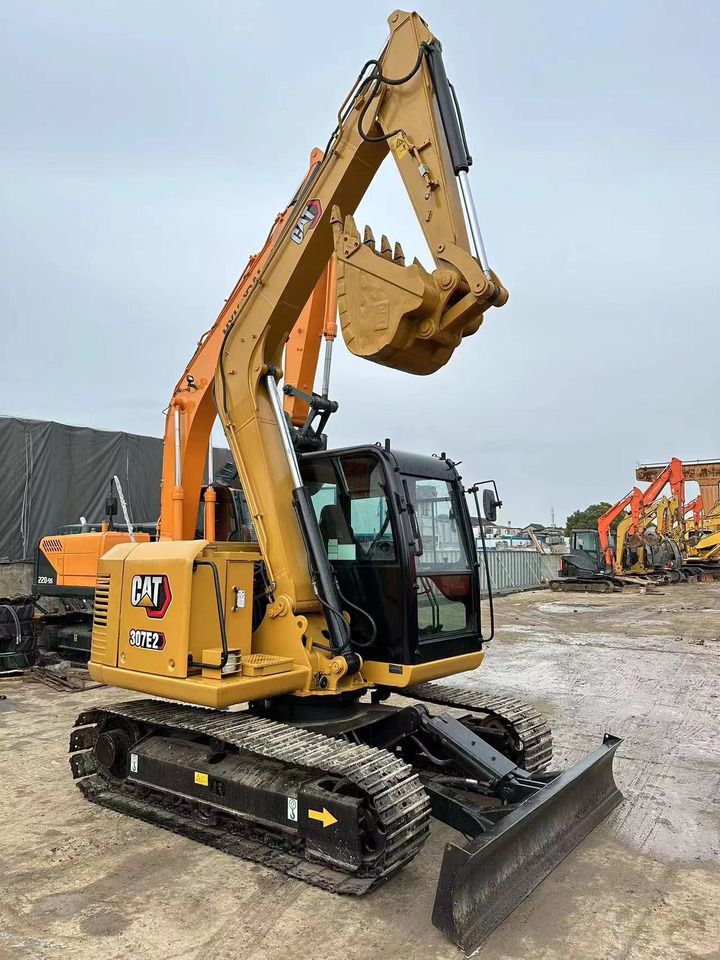 2024 Caterpillar 307E2 mini excavator, side view 2024 Caterpillar 307E2 mini excavator, side view