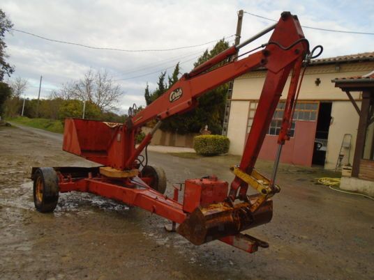 1995 Ceres 3000 excavator, side view