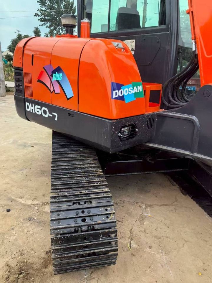 2025 Doosan DH60-7 mini excavator rear quarter view