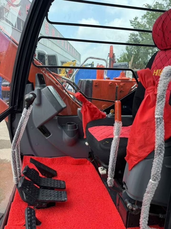 2024 Hitachi ZX60 mini excavator interior view