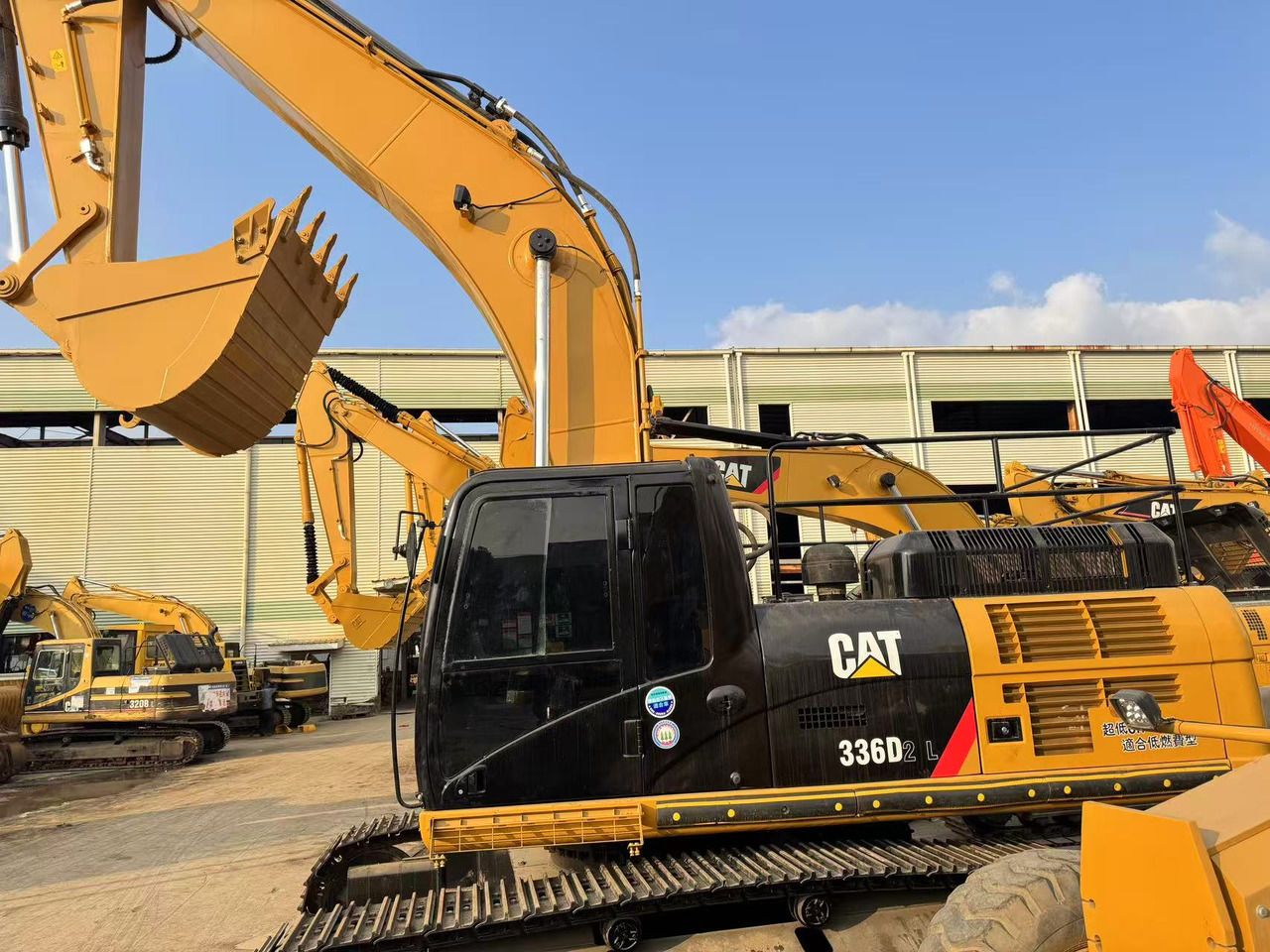 2023 Caterpillar 336D2 L crawler excavator side view 2023 Caterpillar 336D2 L crawler excavator side view