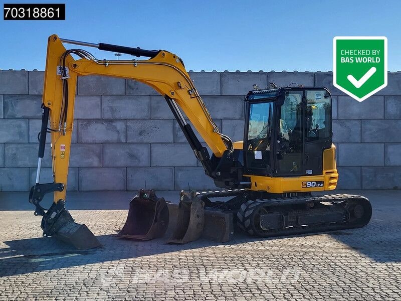 2022 JCB 90Z-2 mini excavator, side view 2022 JCB 90Z-2 mini excavator, side view