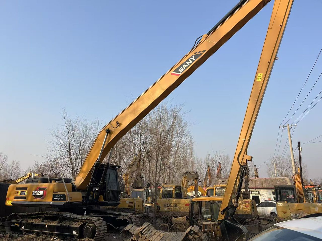 2023 Sany SY365H crawler excavator side profile view 2023 Sany SY365H crawler excavator side profile view