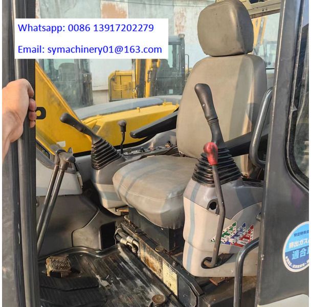 2019 Komatsu PC78US-6N0 mini excavator cab interior view