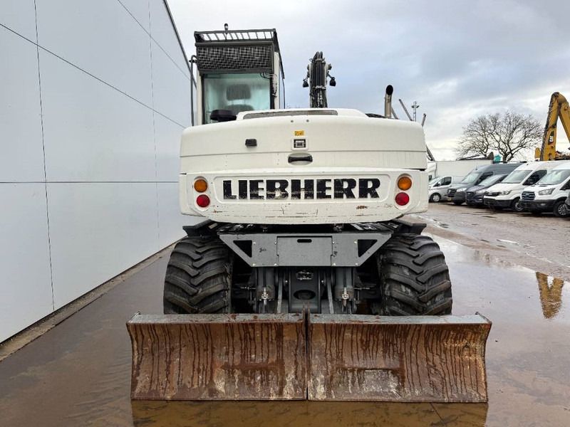 2011 Liebherr A 309 wheel excavator, rear view
