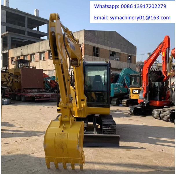 2020 Komatsu PC56-7 mini excavator, front view