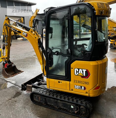 2021 Caterpillar 301.8-05A mini excavator, side view