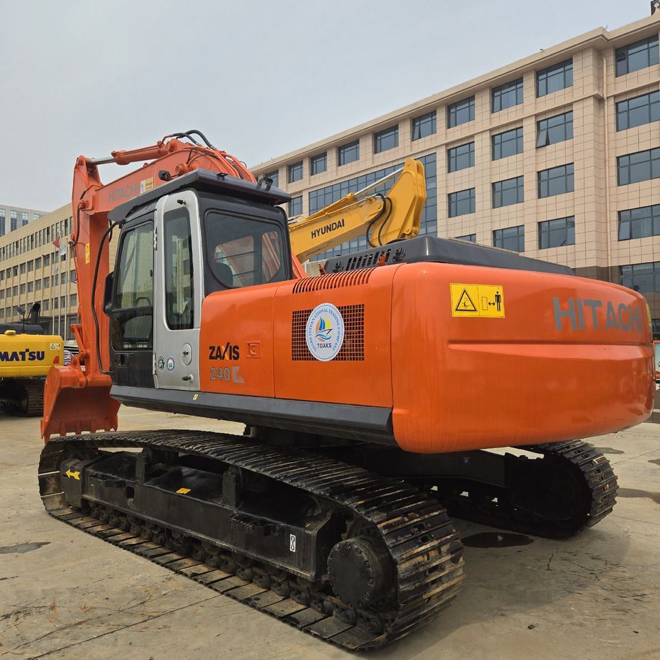 2021 Hitachi Zaxis 240 crawler excavator, rear three-quarter view