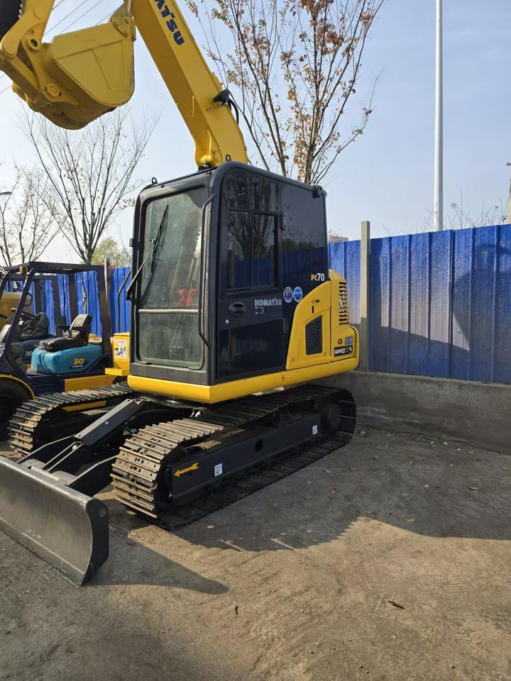 2023 Komatsu PC70 crawler excavator, side view