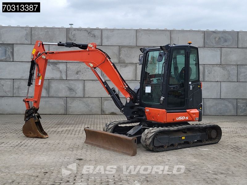 2022 Kubota U50-5 mini excavator, side view