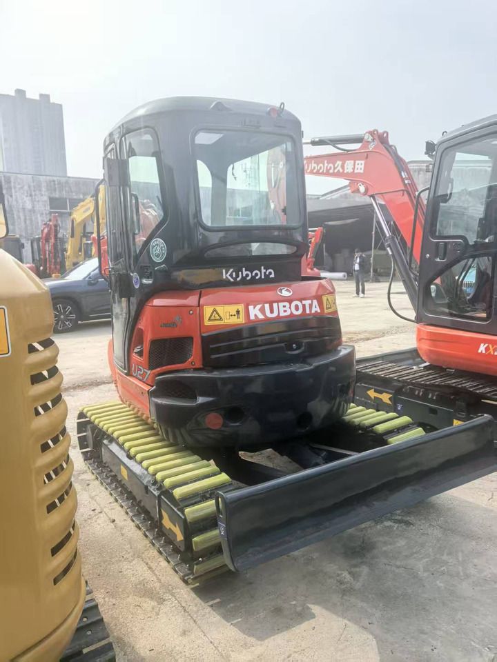 2023 Kubota U27 mini excavator, front view 2023 Kubota U27 mini excavator, front view