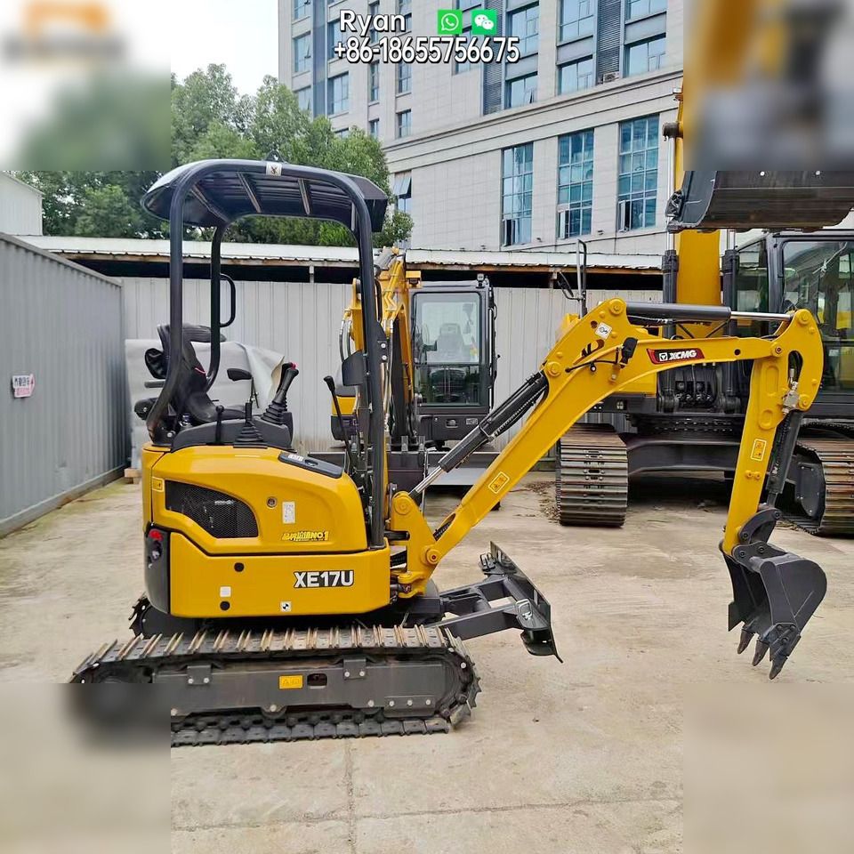 2025 XCMG XE17U mini excavator, side view 2025 XCMG XE17U mini excavator, side view