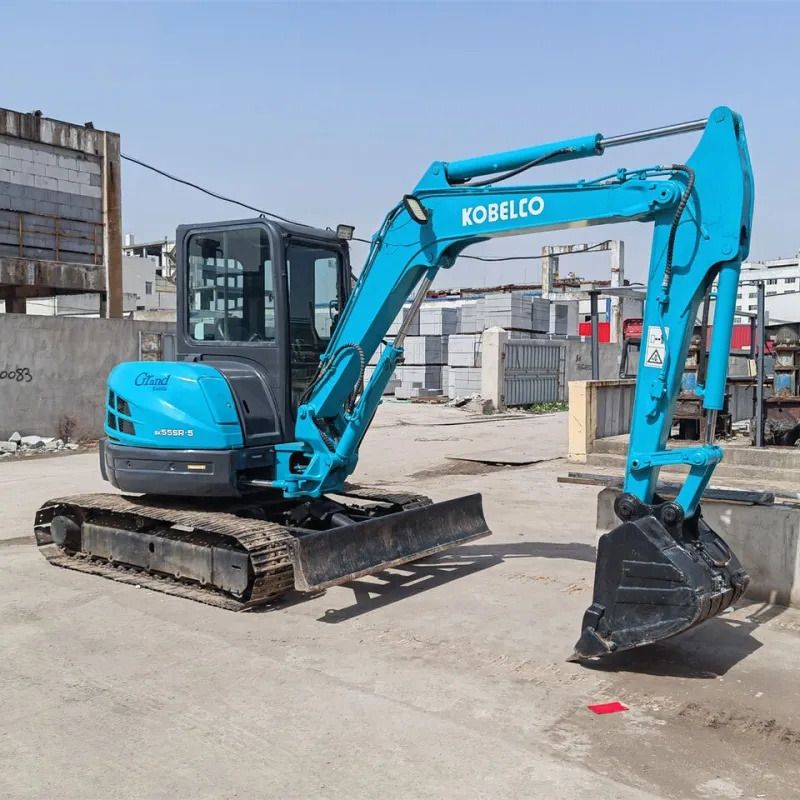 2020 Kobelco SK55SR-5 mini excavator, side view 2020 Kobelco SK55SR-5 mini excavator, side view