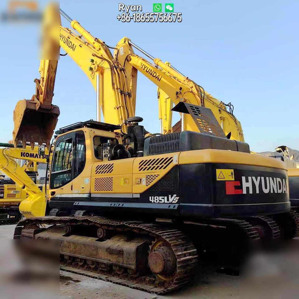 2020 Hyundai R485LVS crawler excavator, rear three-quarter view 2020 Hyundai R485LVS crawler excavator, rear three-quarter view