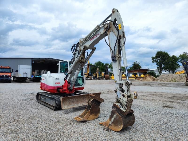 2019 Takeuchi TB290 crawler excavator, front three-quarter view 2019 Takeuchi TB290 crawler excavator, front three-quarter view