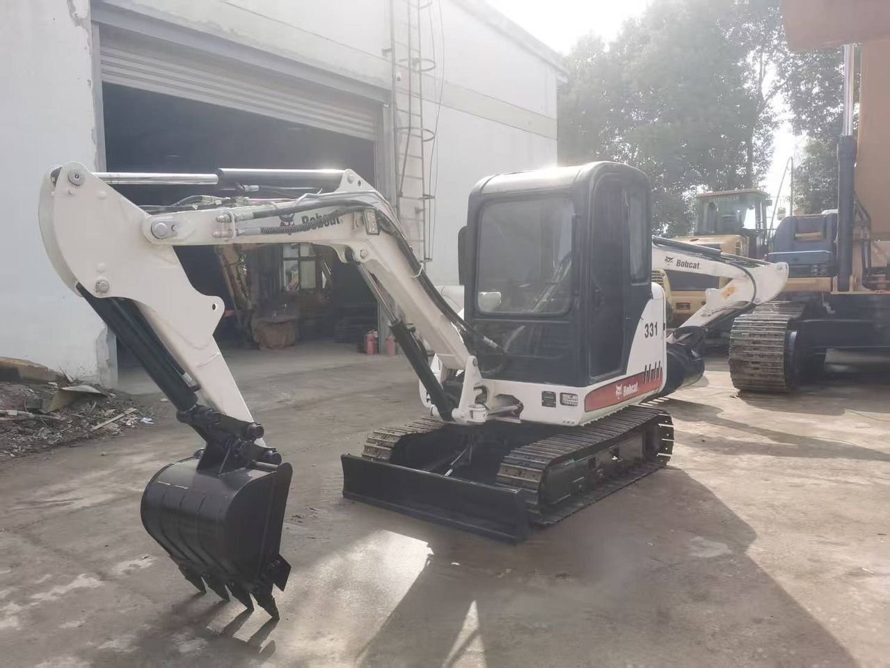 2018 Bobcat 331G mini excavator, side view 2018 Bobcat 331G mini excavator, side view