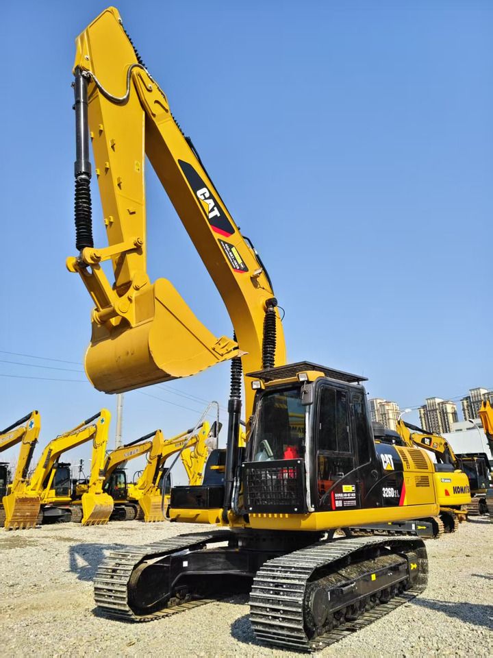 2023 Caterpillar 326D crawler excavator, front three-quarter view