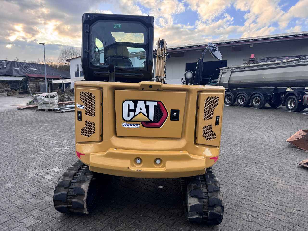 2022 Caterpillar 306CR mini excavator, rear view 2022 Caterpillar 306CR mini excavator, rear view