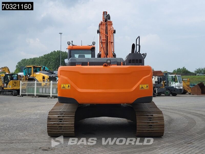 2018 Doosan DX255LC-5 crawler excavator, rear view