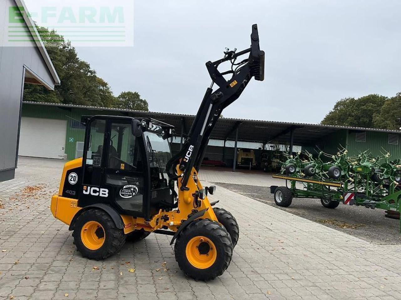 2022 JCB 403 Smart Power High Lift wheel loader, side view
