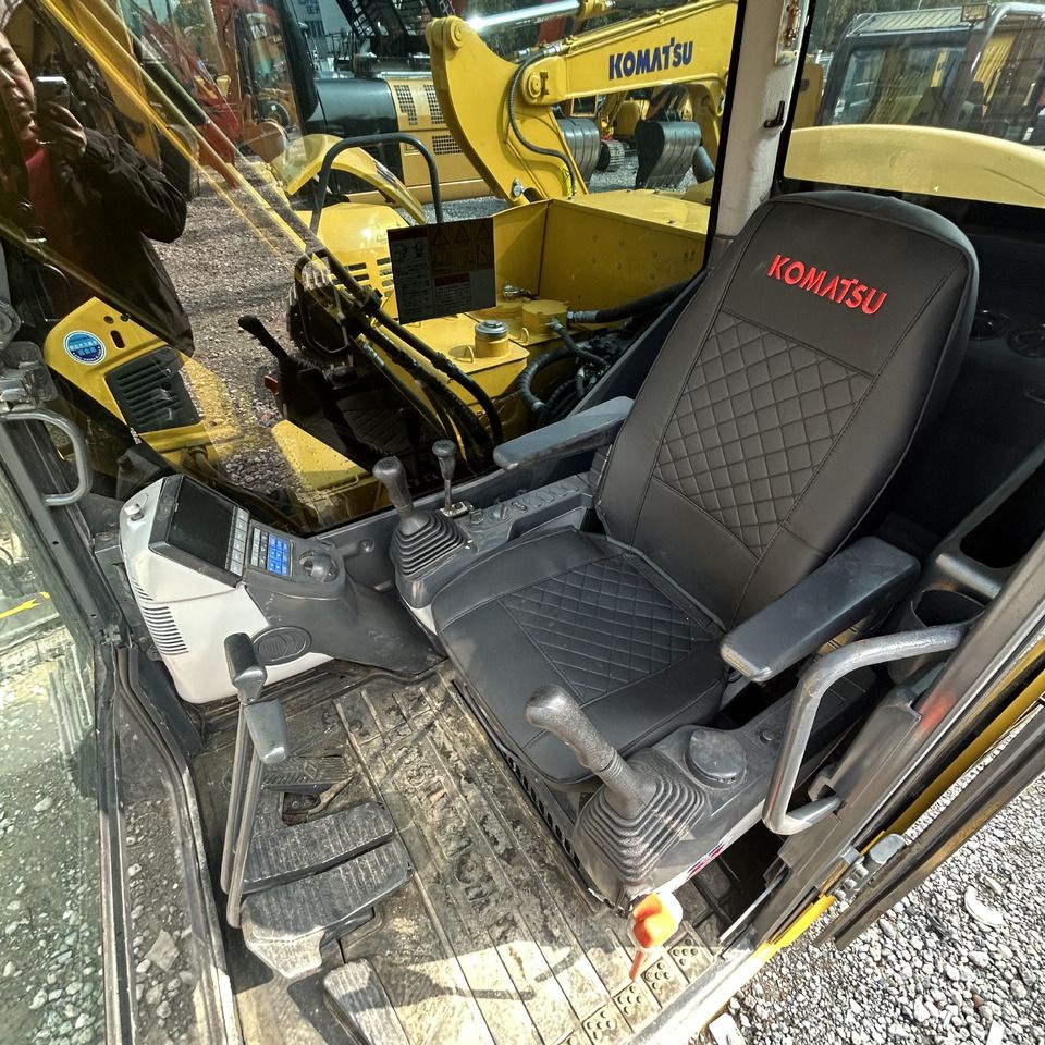 2024 Komatsu PC70-8 mini excavator interior view