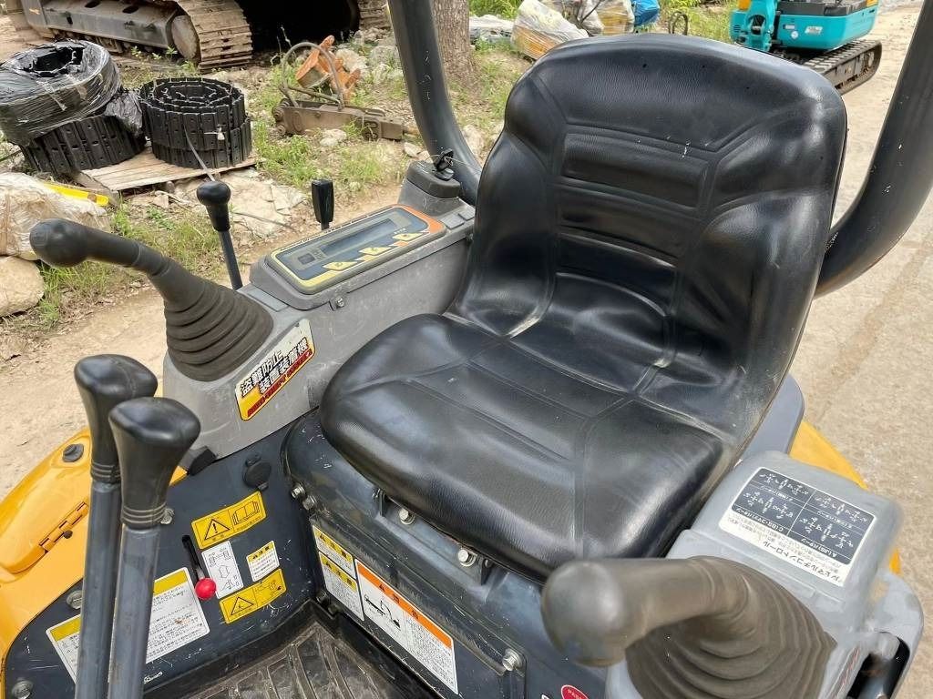 2020 Kubota U17 mini excavator operator station view