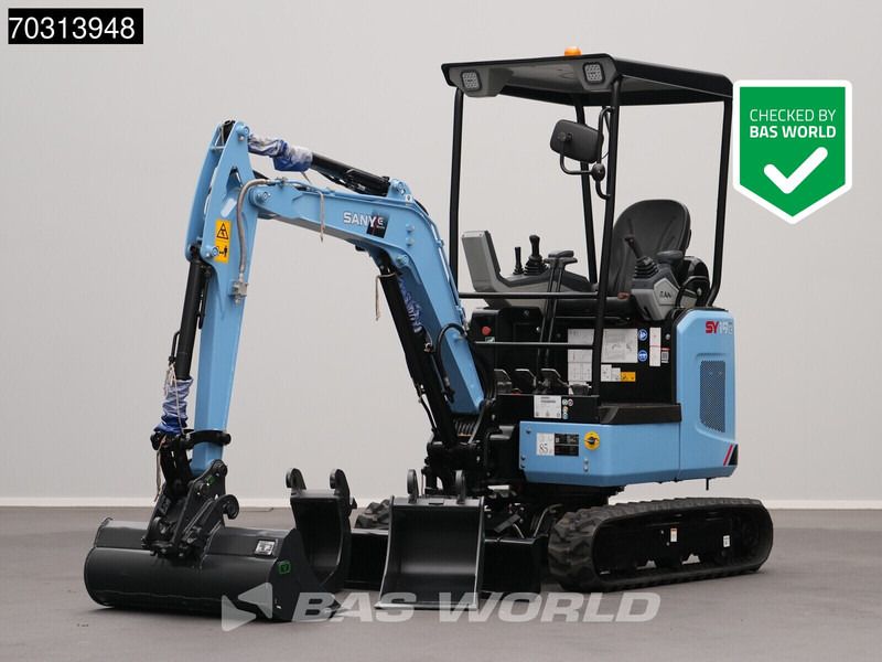 2024 Sany SY19E mini excavator, side view 2024 Sany SY19E mini excavator, side view
