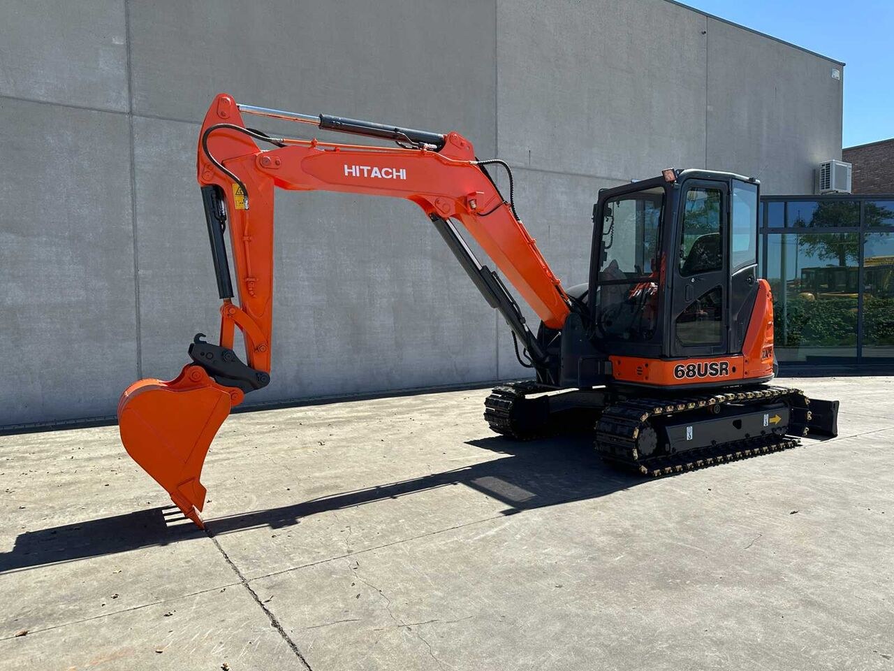 2016 Hitachi ZX65USR-5A mini excavator, side profile view 2016 Hitachi ZX65USR-5A mini excavator, side profile view