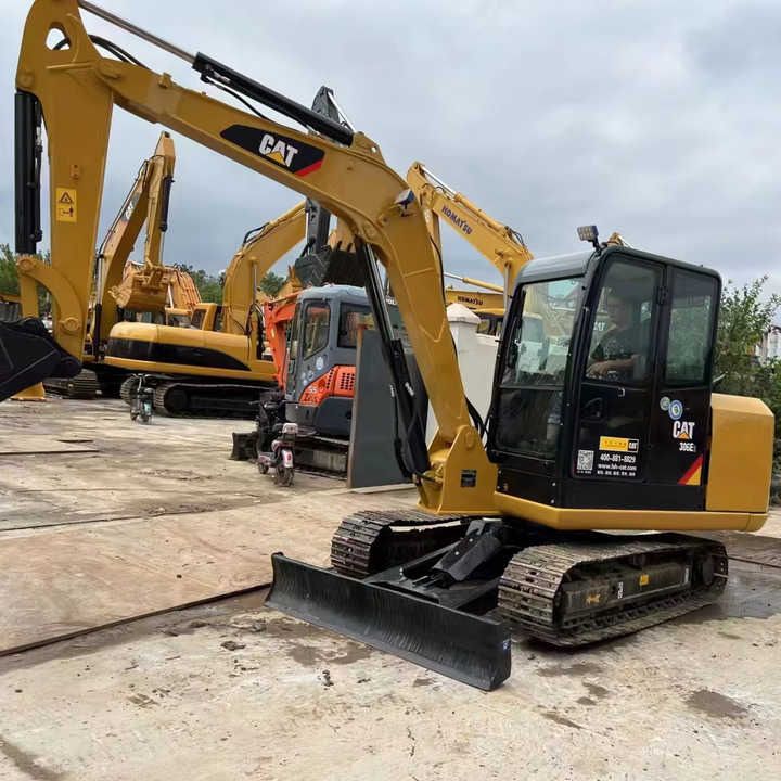 2020 Caterpillar 306E crawler excavator, front three-quarter view