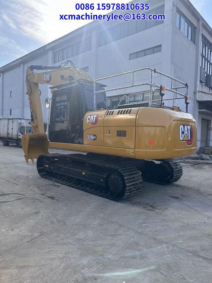 2024 Caterpillar 320GX crawler excavator, rear three-quarter view 2024 Caterpillar 320GX crawler excavator, rear three-quarter view