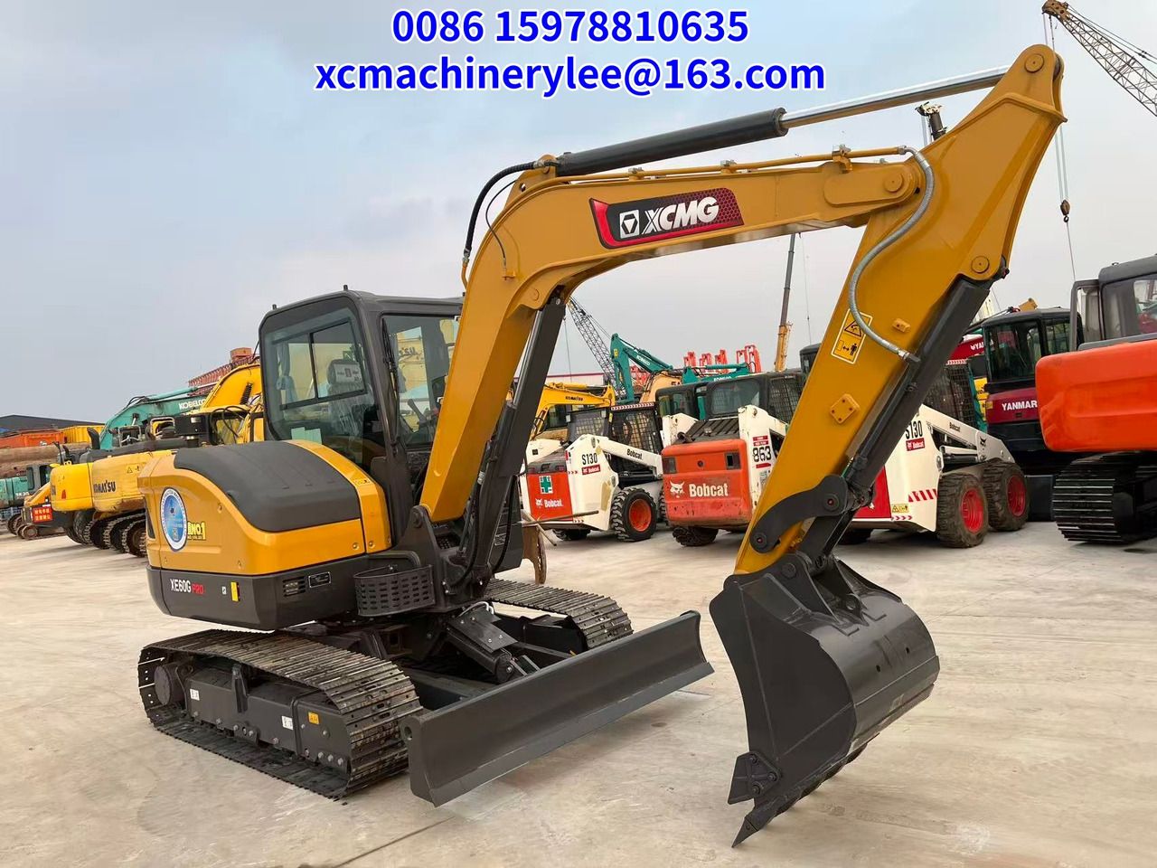 2026 XCMG XE60GPRO crawler excavator, side view 2026 XCMG XE60GPRO crawler excavator, side view