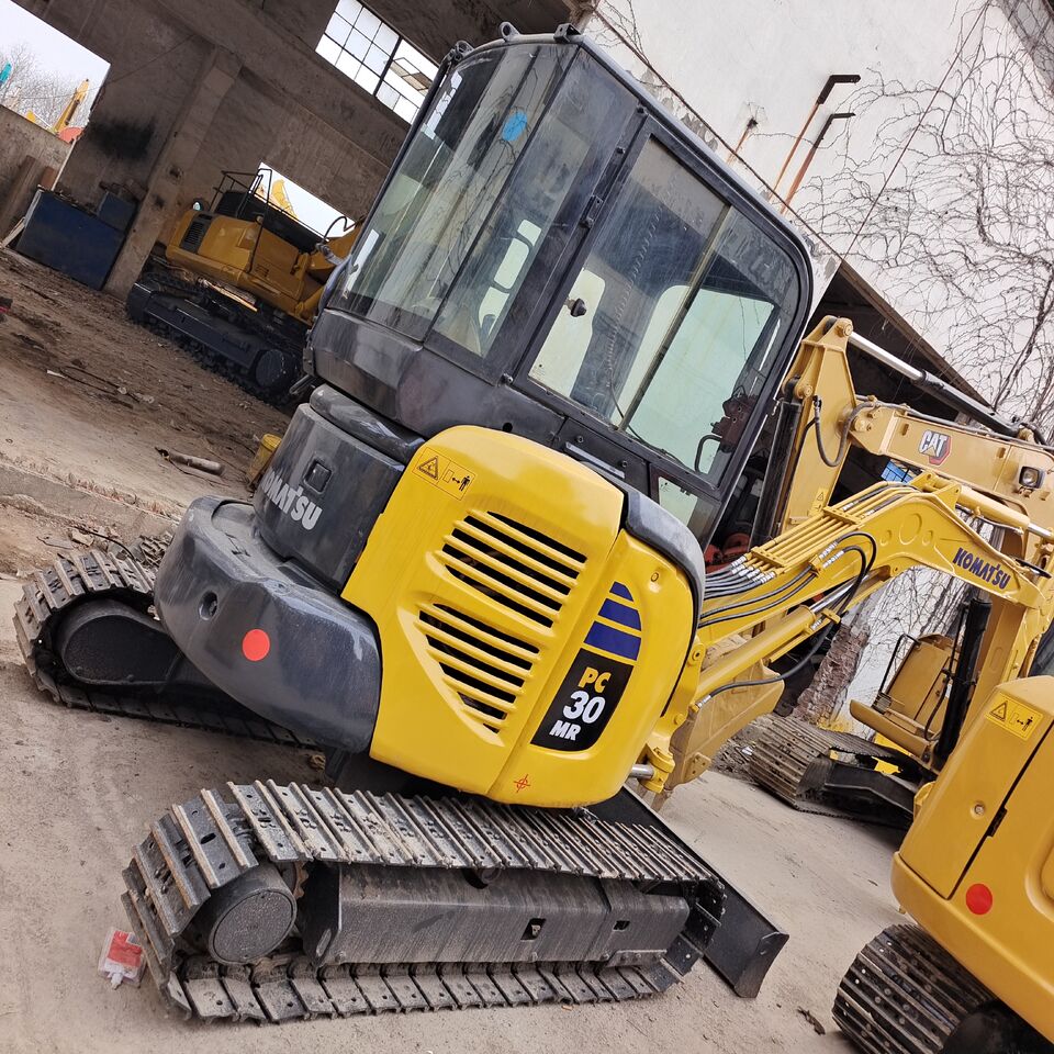 2024 Komatsu PC30 MR crawler excavator, rear three-quarter view