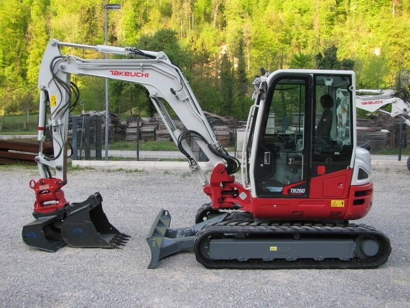 2020 Takeuchi TB260 mini excavator side view 2020 Takeuchi TB260 mini excavator side view