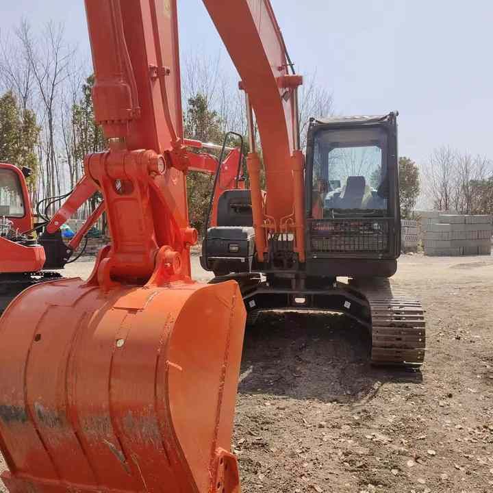 Hitachi ZX120 crawler excavator, front view Hitachi ZX120 crawler excavator, front view