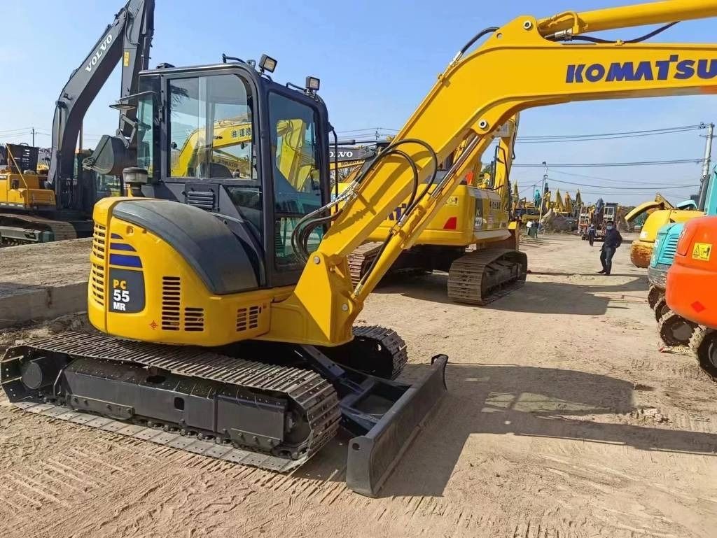 2024 Komatsu PC-55MR mini excavator, side view
