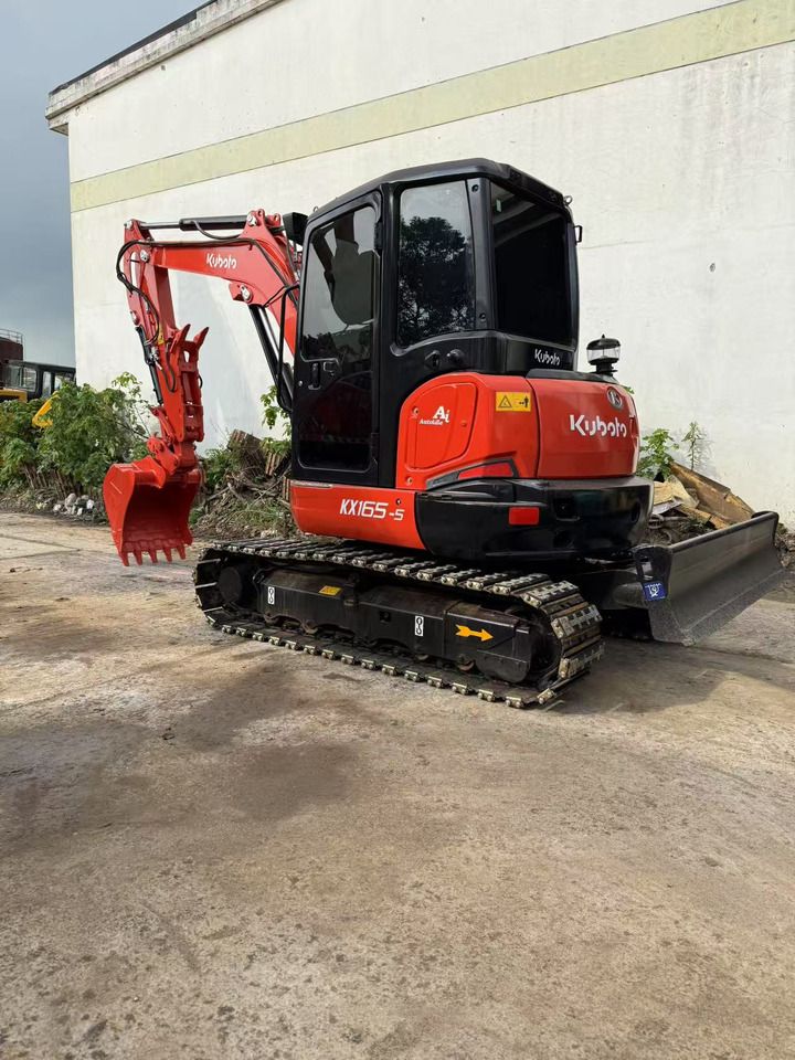 2020 Kubota KX165-5 mini excavator, rear three-quarter view