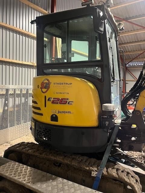 2020 New Holland E26C mini excavator rear three-quarter view 2020 New Holland E26C mini excavator rear three-quarter view