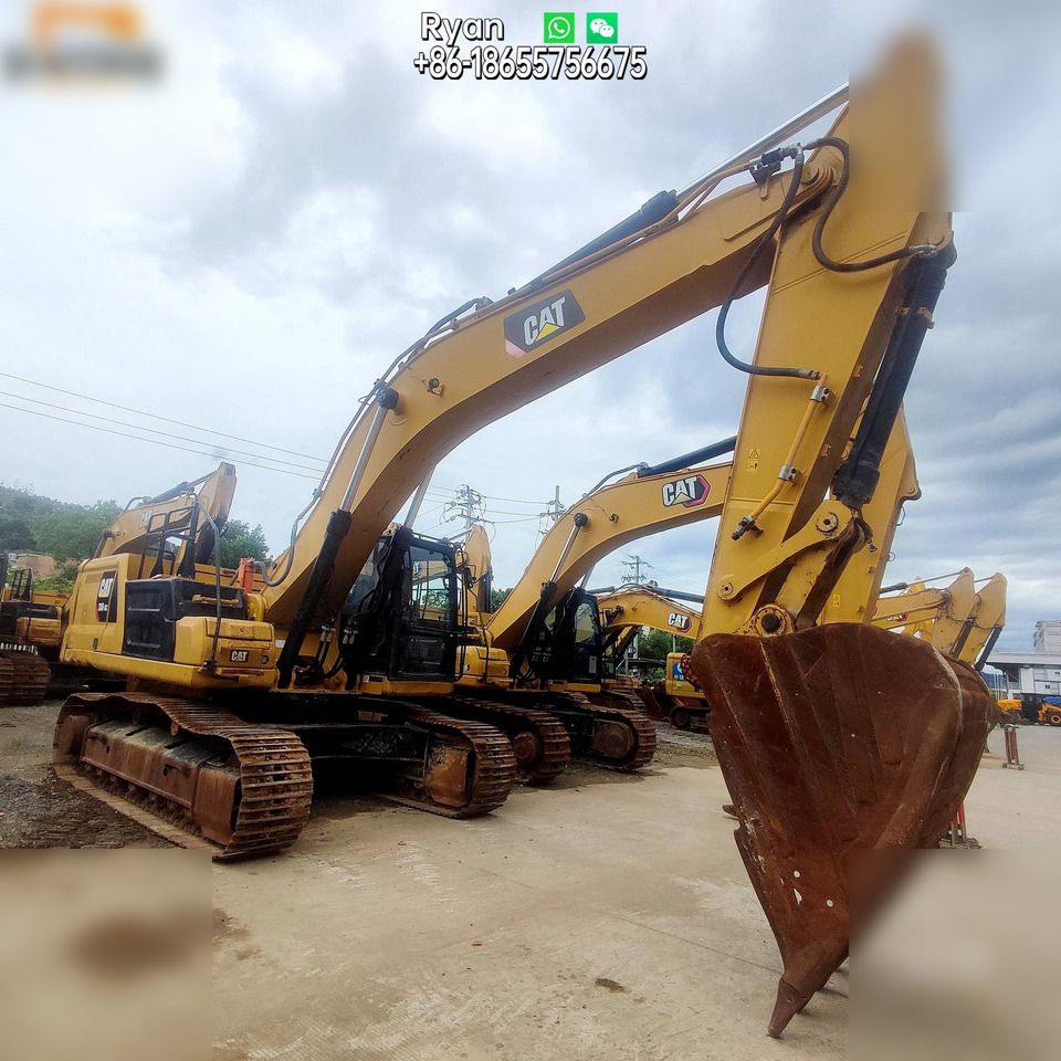 2019 Caterpillar 336GC crawler excavator, side view
