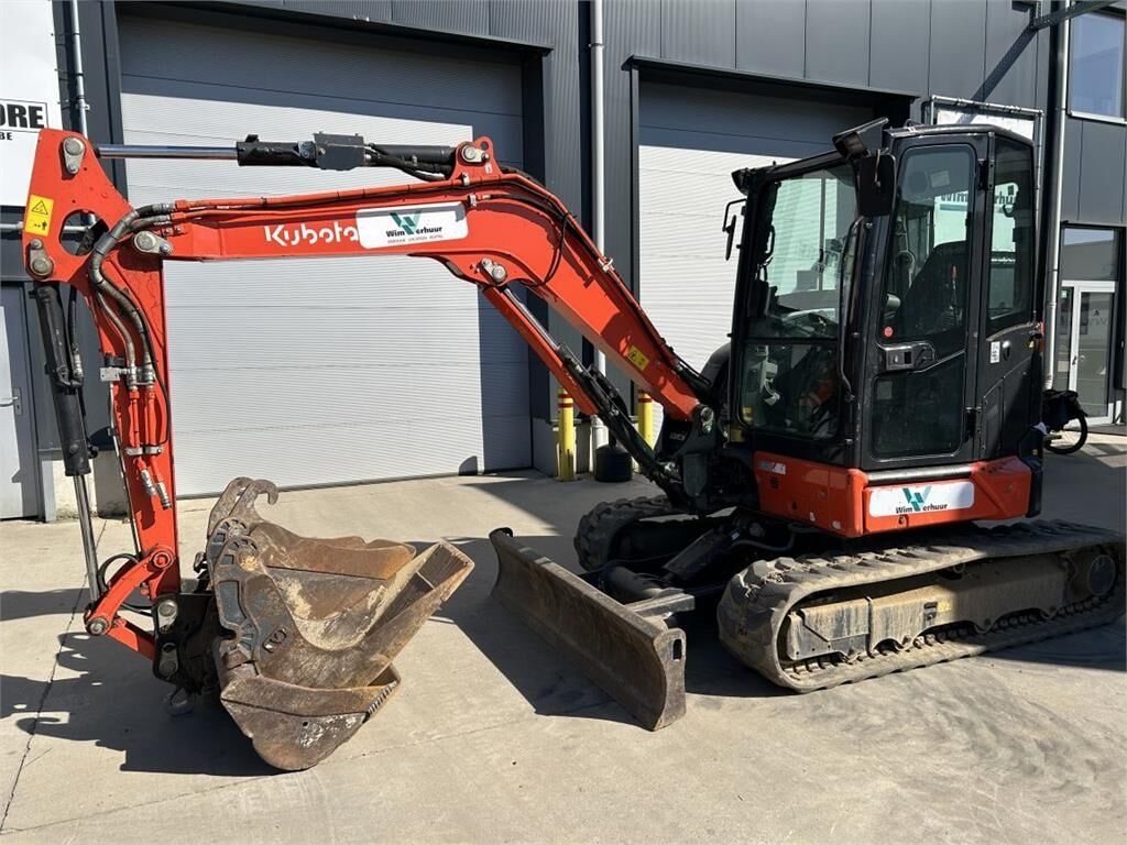 2022 Kubota U50-5 mini excavator, side view