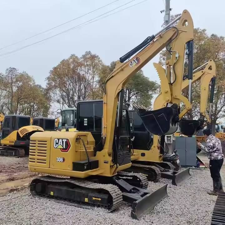 2024 Caterpillar 306E2 mini excavator, side view 2024 Caterpillar 306E2 mini excavator, side view