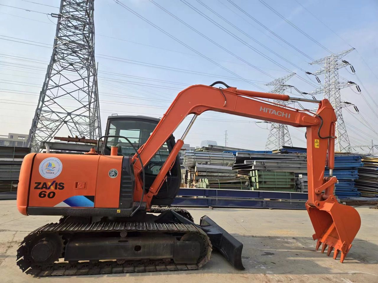 2022 Hitachi Zaxis 60 mini excavator, side view 2022 Hitachi Zaxis 60 mini excavator, side view