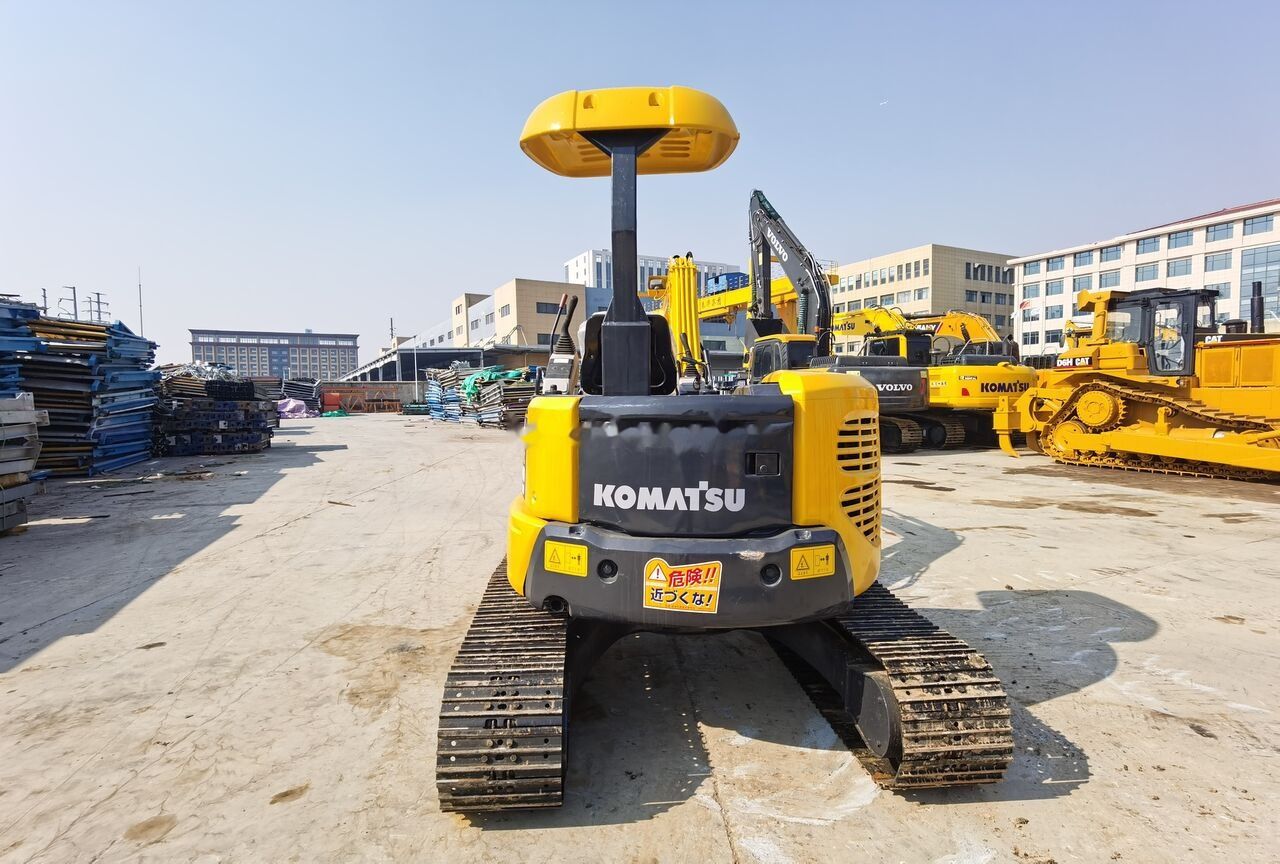 2022 Komatsu PC40MR mini excavator, rear view