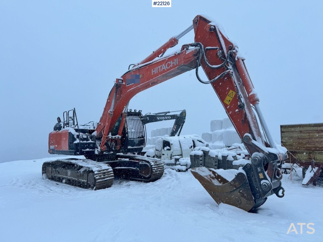 2019 Hitachi ZX300LC-6 crawler excavator, side view