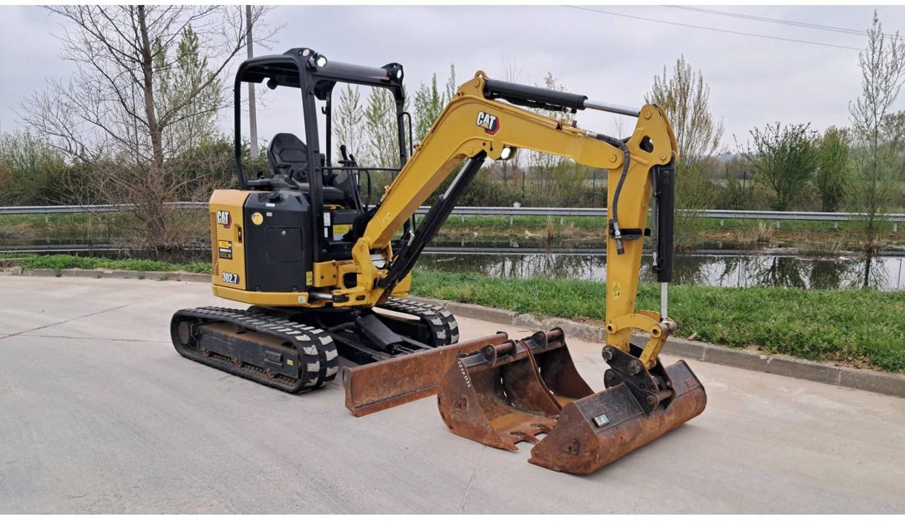2023 Caterpillar 302.7 crawler excavator, side view
