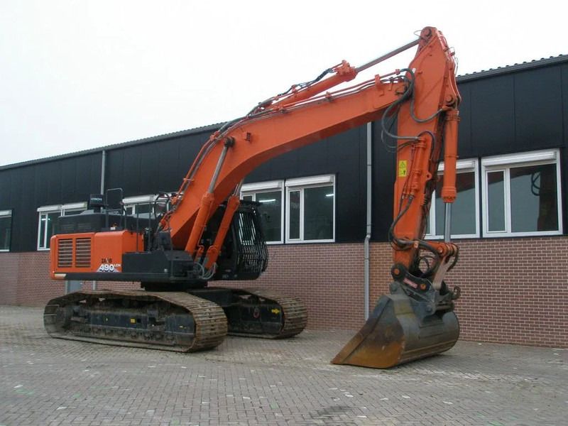 2017 Hitachi ZX490LCH-6 crawler excavator, side profile view 2017 Hitachi ZX490LCH-6 crawler excavator, side profile view