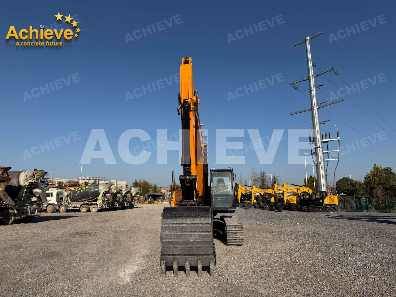 2025 Sany SY235C crawler excavator, front view 2025 Sany SY235C crawler excavator, front view