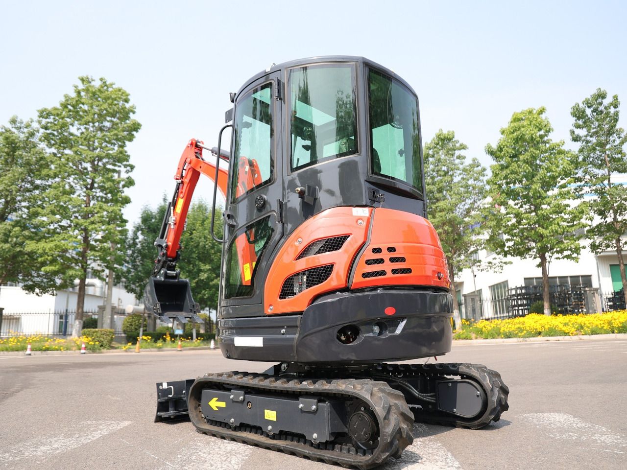 2025 Kubota MB 25 PLUS-VKSH mini excavator, rear three-quarter view