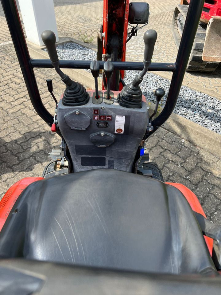 2016 Kubota K008-3 mini excavator operator station view 2016 Kubota K008-3 mini excavator operator station view