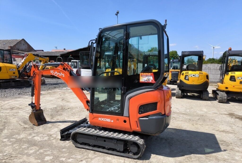 2017 Kubota KX016-4 mini excavator, side view 2017 Kubota KX016-4 mini excavator, side view
