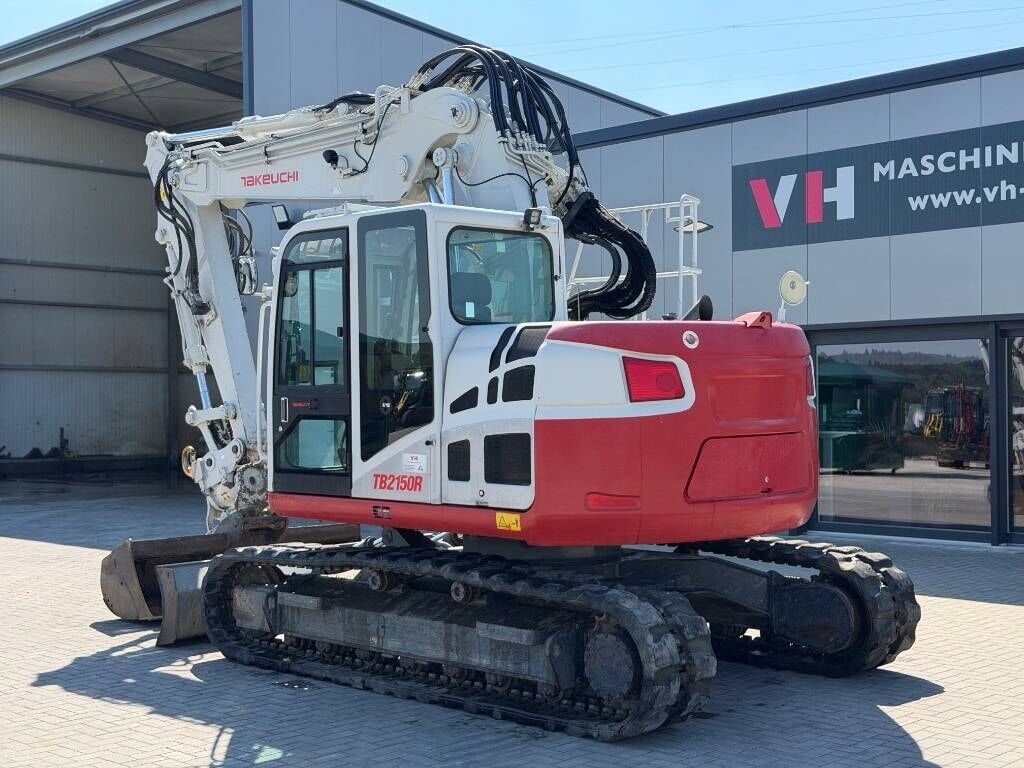 2019 Takeuchi TB2150R crawler excavator, rear three-quarter view 2019 Takeuchi TB2150R crawler excavator, rear three-quarter view